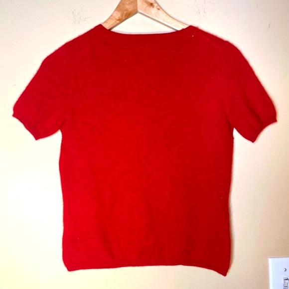Cashmere Classic Red Women's Top - Picture 2 of 8